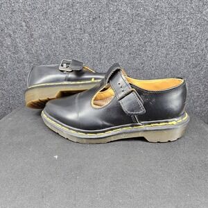 Doc Marten Maryjane Pointed Toe Size 4 Black Made In England